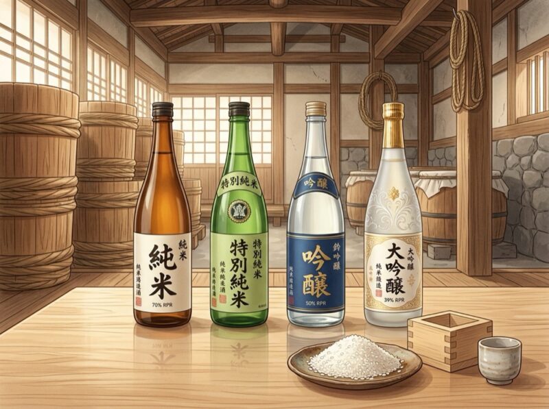 日本酒8種類 アイキャッチ
