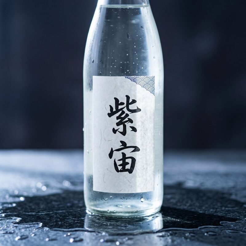 紫宙 純米吟醸 波ラベル
